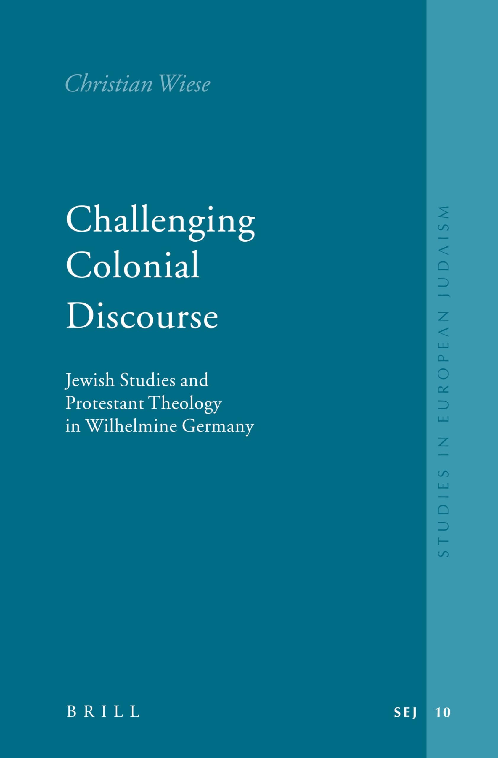 Jewish Studies and Protestant Theology livre histoire colonialisme allemand