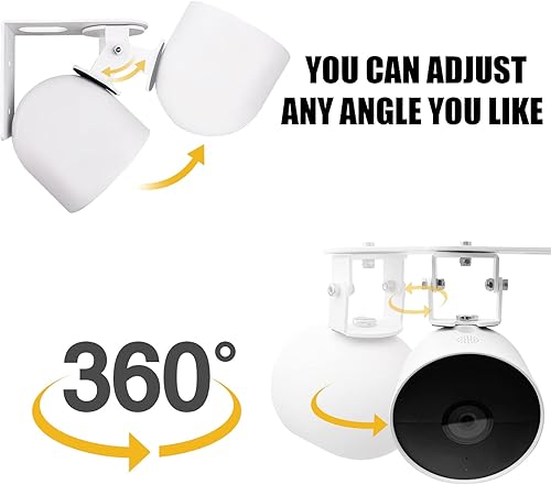 Miniatura 3 de Soporte de cámara Nest compatible con Google Nest Cam para exteriores o interiores, batería - 2 generación, 360 Vista anti-caída soporte de pared