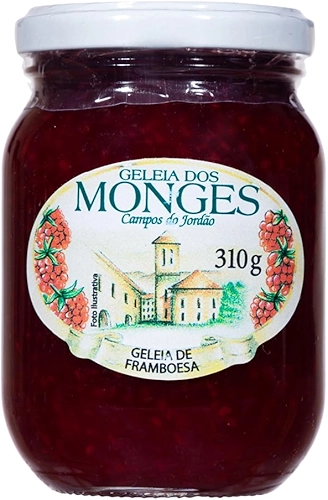 Geleia de Framboesa Monges Campos do Jordão 310g