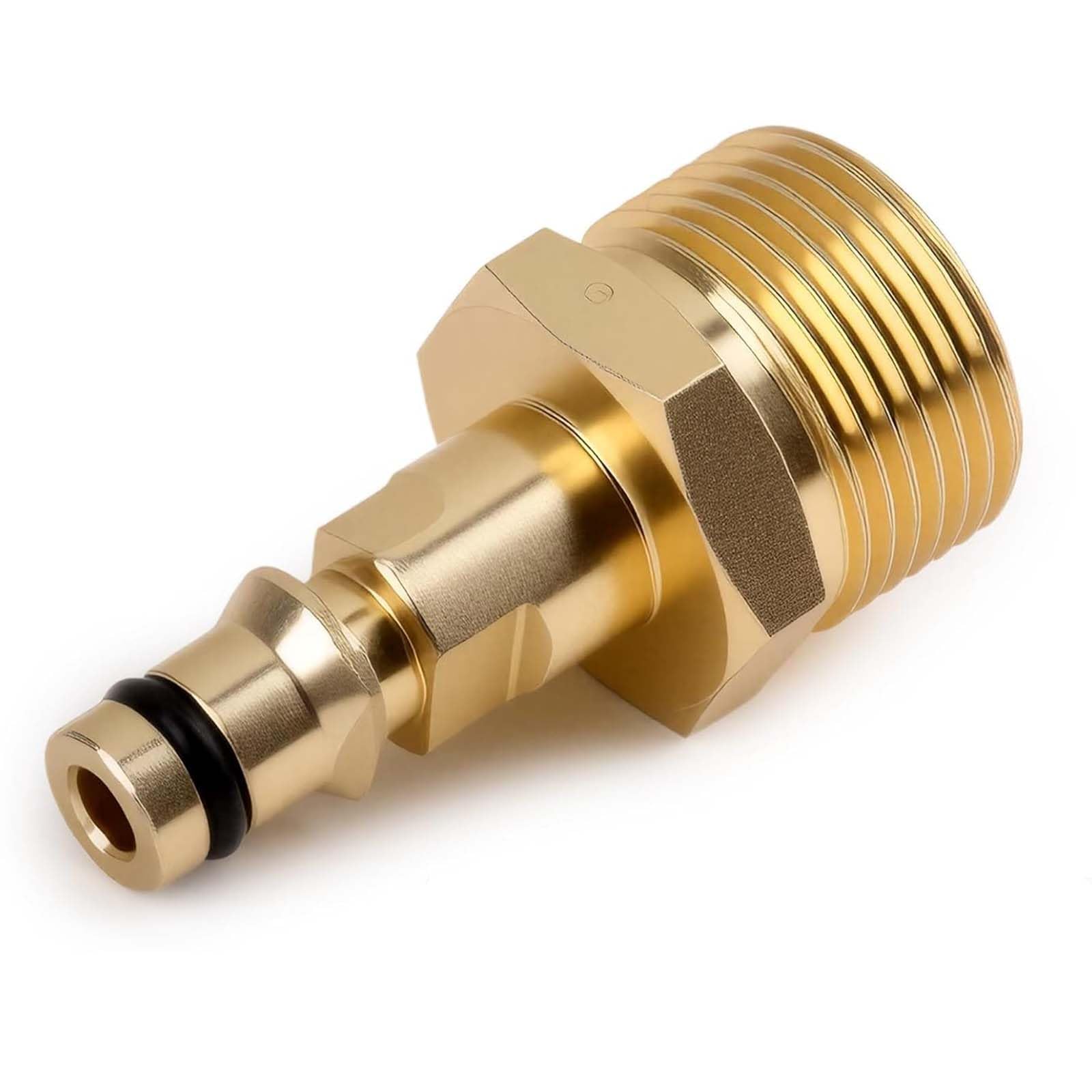 HONGLINSONG High Pressure Washer Adapter with Quick Connect Hose Fittings, Brass Pressure Washer Plug, M22 14MM Washer Gun Hose Pipe Convert Tool for Karcher Washer Gun