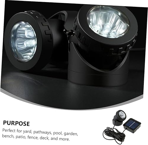 Miniatura 6 de YARNOW Luces solares subacuáticas LED luces solares fuente solar lámpara de luz de pescado lámpara sumergible estanque luz solar luz de noche al