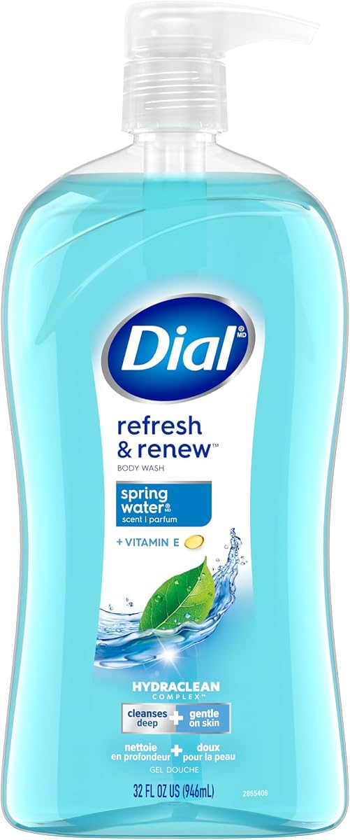 Body Wash, Refresh & Renew Spring Water, 32 fl oz