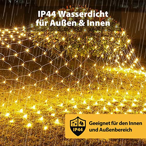 Lichternetz SALCAR 2x3m mit Anti-Rost LED für Außenanwendungen