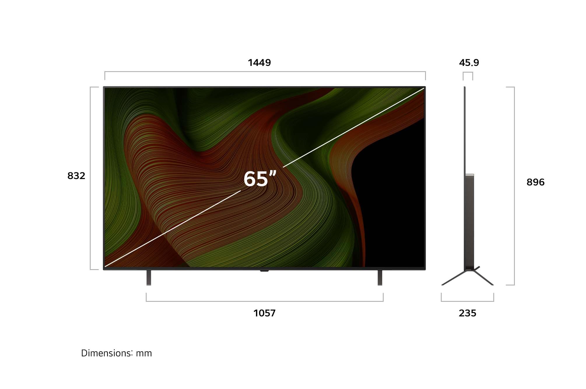 Lg OLED65B59LA TV (165 cm) 4K OLED AI TV (α8 Gen2 4K AI Prozessor 65 Zoll – Bild 7