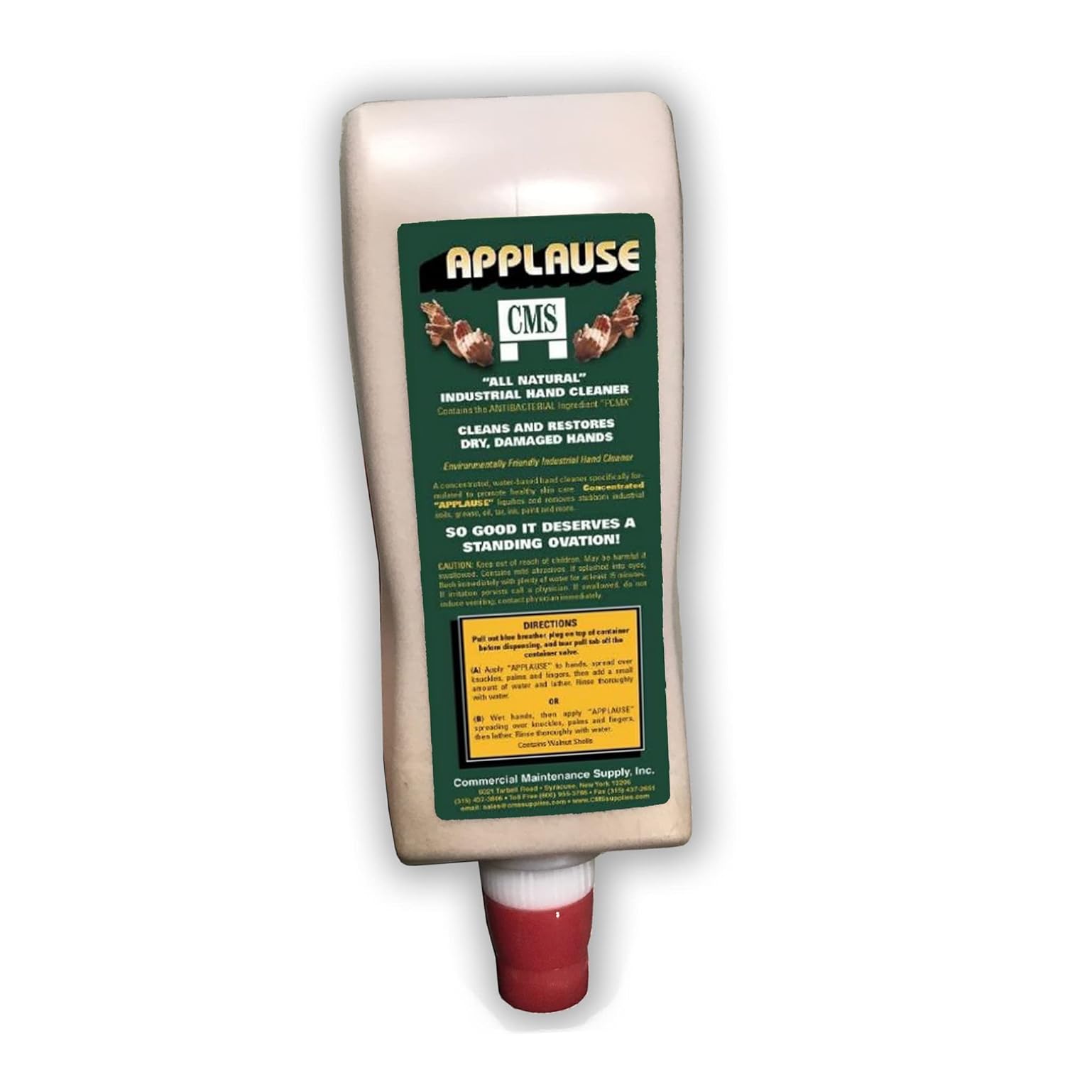 Industrial Concentrated Heavy Duty Hand Cleaner Startup 1 Dispenser with 1 Refill Bottle Natural Walnut Shell Scrubber Citrus Scented 120 fl. oz. 3.55 liter