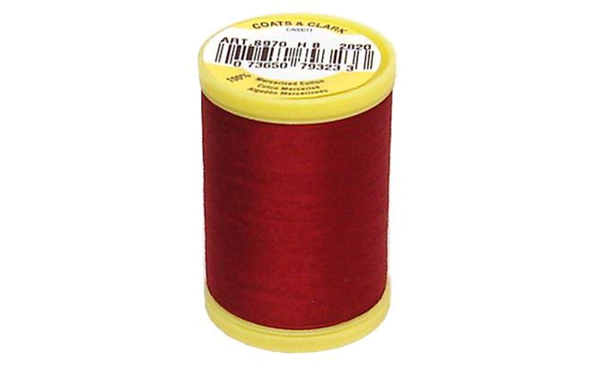 Coats: Thread & Zippers S970-2820 General Purpose Cotton Thread, 225-Yard, Barberry Red