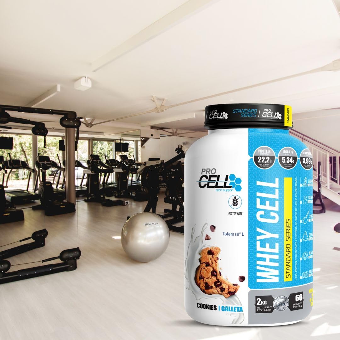 PROCELL | PACK WHEYCELL + CREACELL CREAPURE 300 gr + SHAKER | Proteína Whey Pura para Aumentar Masa Muscular | Creatina Monohidratada Pura (99%) Creapure® | (2 kg, Vainilla)