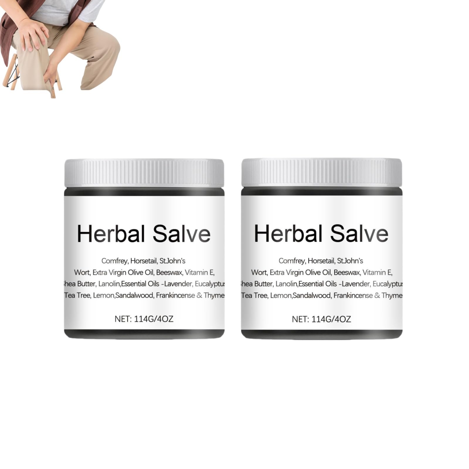 Dyingzl Cream Organic Herbal Salve Natural Organic Herbal Joint Care Comfrey Organic Herbal Salve Suitable For Adults And Elderly