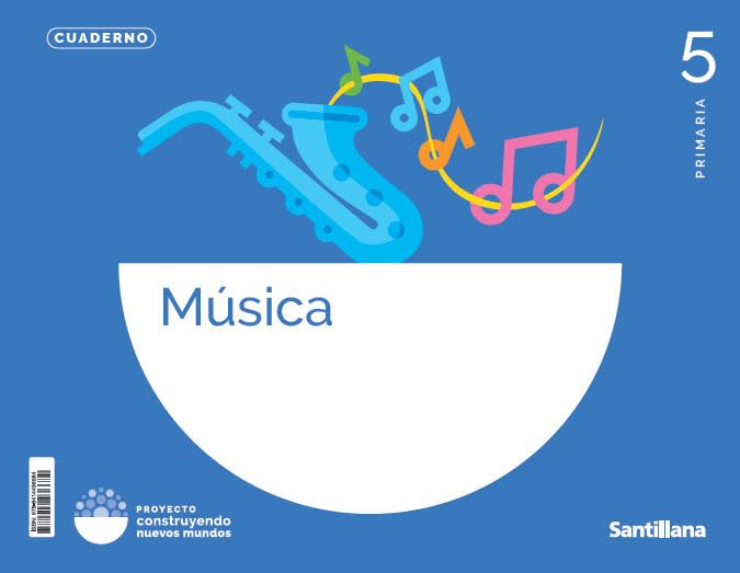 Portada de Cuaderno de Música 5º Primaria