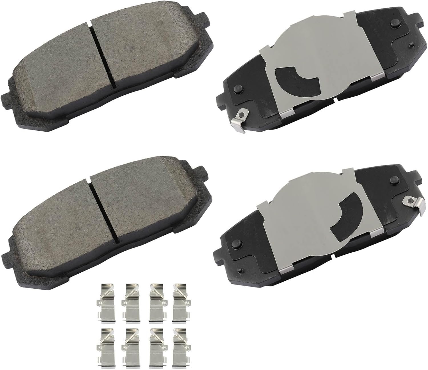 cciyu D2302 Front Ceramic Disc Brake Pads Kit For Hyundai For Elantra 2021-2023,For Hyundai For Sonata 2020-2023,For Kia For K5 2021-2023