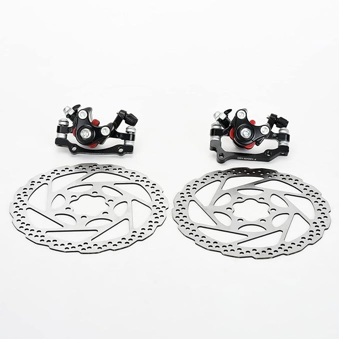 TRIOBLADE MD200 Mechanical Disk Brakes (Set of 4 Pieces) for MTBs