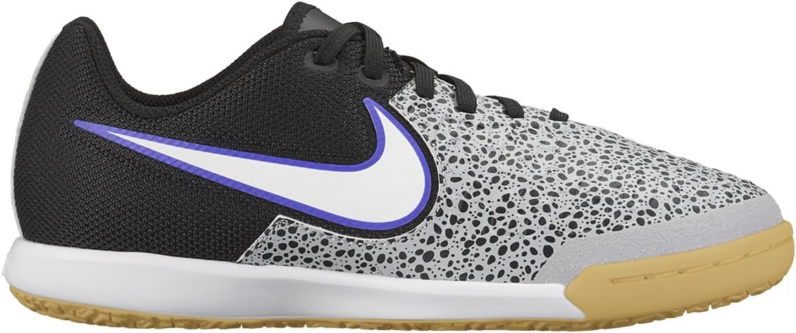 Nike JR Magistax Pro IC (Wolf Grey/White/Black/Purple) (1.5Y)