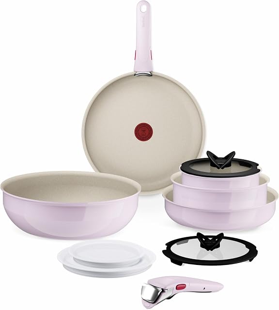 Tefal Ingenio Serenity Non-Stick 11-Piece Cookware Set, P…