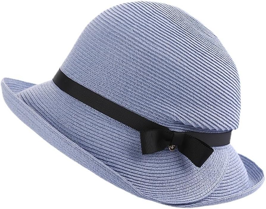 Foldable Bow Hat Female Seaside Vacation Outing Beach Sun