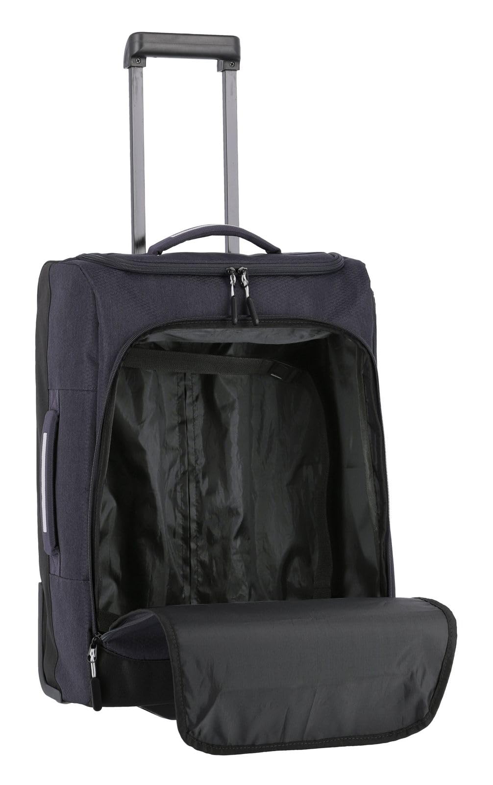 travelite trolley da viaggio con ruote piccolo, KICK OFF, pratico bagaglio a mano trolley per vacanze e sport, 55 cm, 44 litri