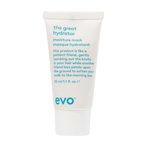 EVO The Great Hydrator Moisture Hair Mask - Hidrata, añade suavidad y brillo, tratamiento nutritivo e hidratante para cabello seco