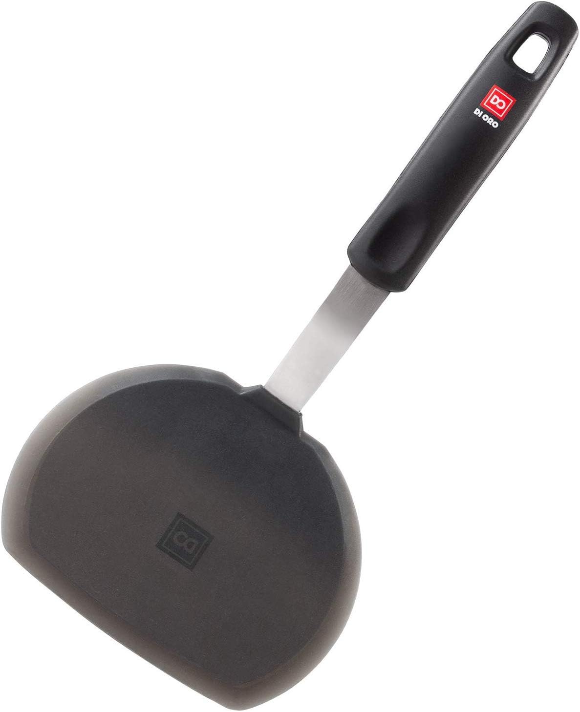 DI ORO Designer Series Flexible Silicone Turner Pancake Spatula - 600°F Heat-Resistant Rubber Kitchen Flipper Spatula - Ideal for Eggs, Pancakes, Crepes, Etc. - BPA Free and LFGB Certified Silicone