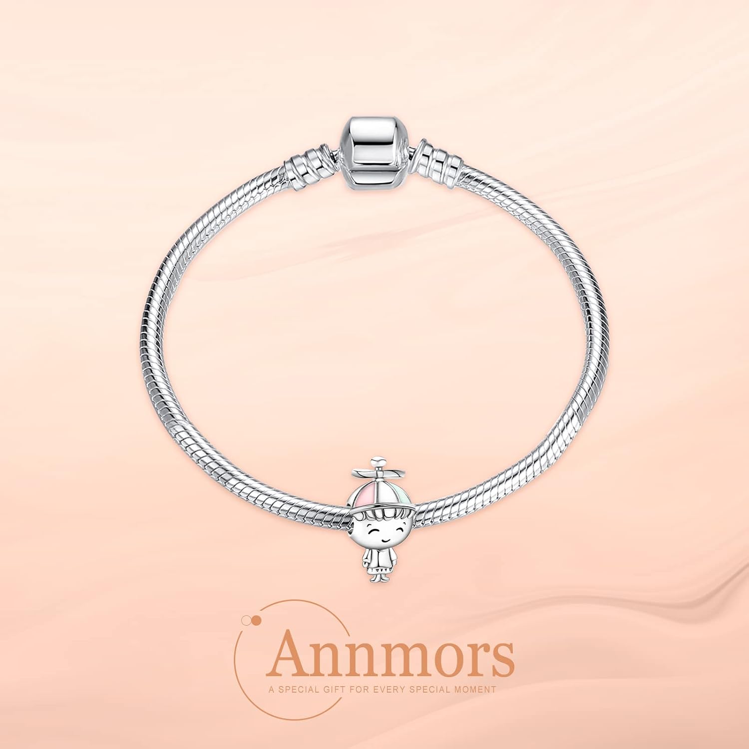 Annmors S925 Silver Charms for Pandora Bracelet, Mothers Birthday Valentines Nurse Halloween Christmas Holiday Gift for Women Mom Friend Daughter Sister Grandma Aunt Necklace Dangle