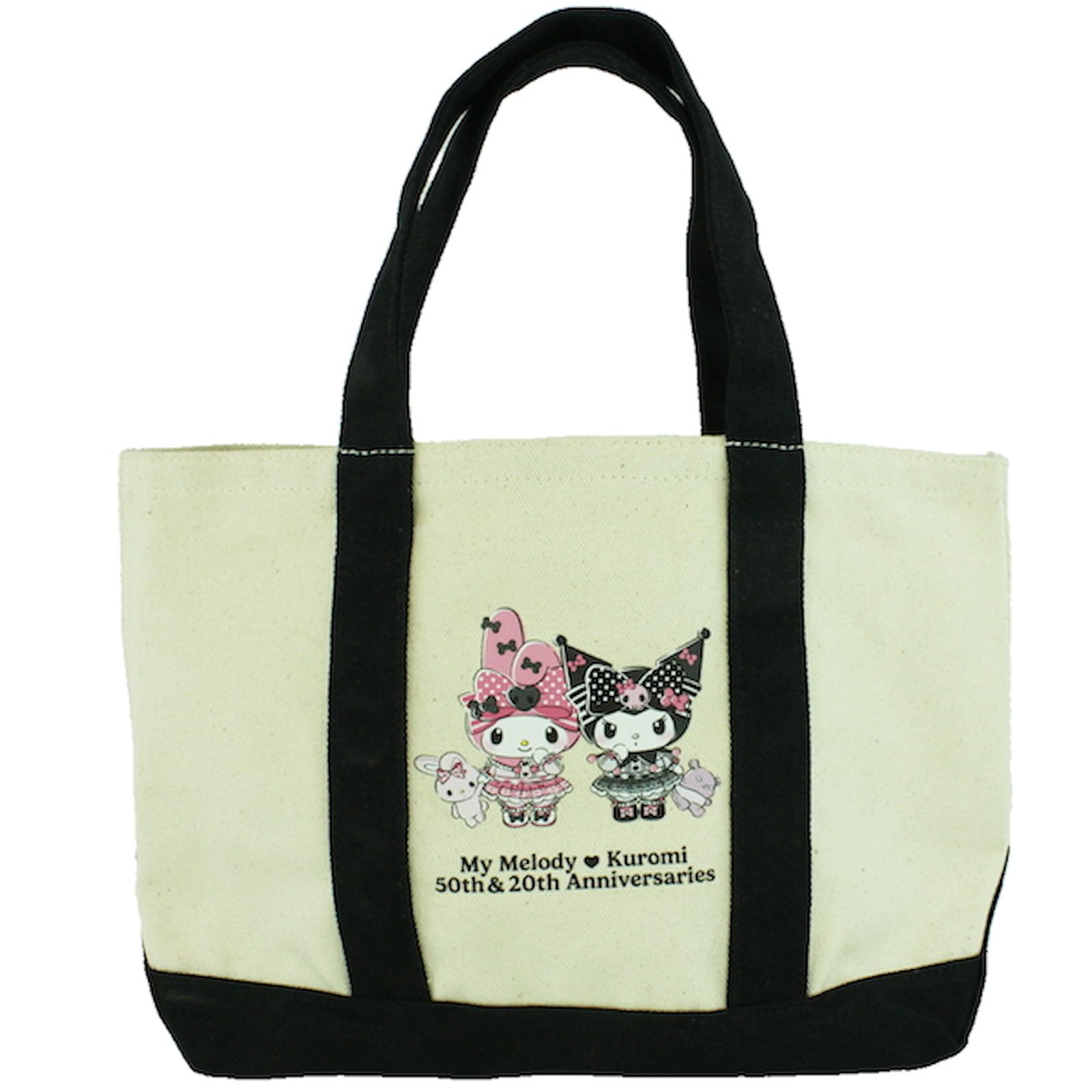 Amazon.co.jp: マイメロディ＆クロミ バイカラー帆布トート