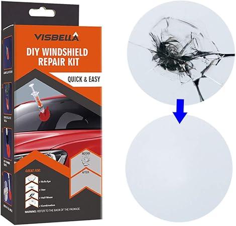 Amazon Visbella フロントガラス 修理キット Diy 車 窓 修理 研磨 ウィンドスクリーン ガラス リニューアルツール ウィンドウケア 車 バイク