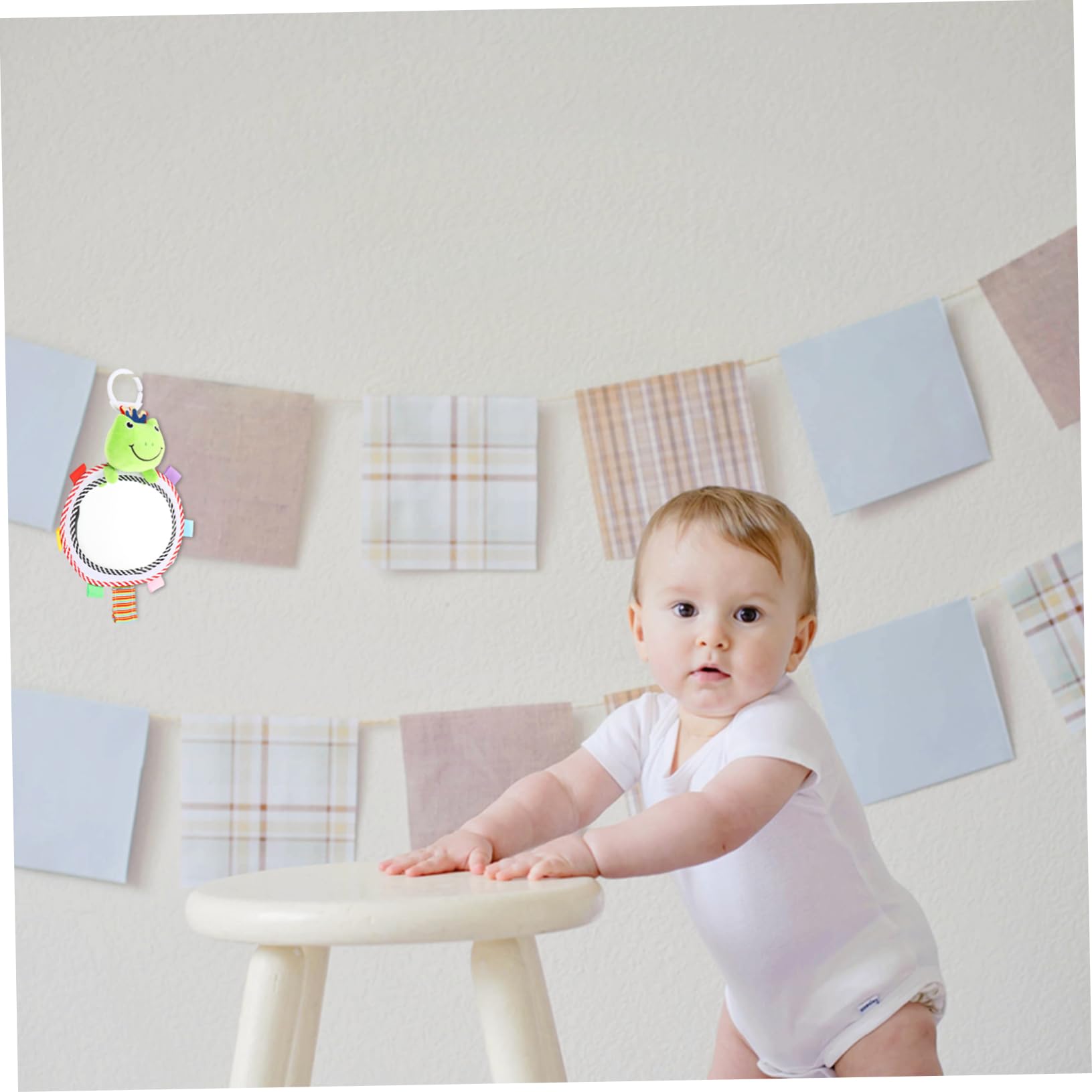UPKOCH 3pezzi Specchietto Retrovisore per per Posteriore Design Frog Facile Installare Resistente Multi- per Infantile