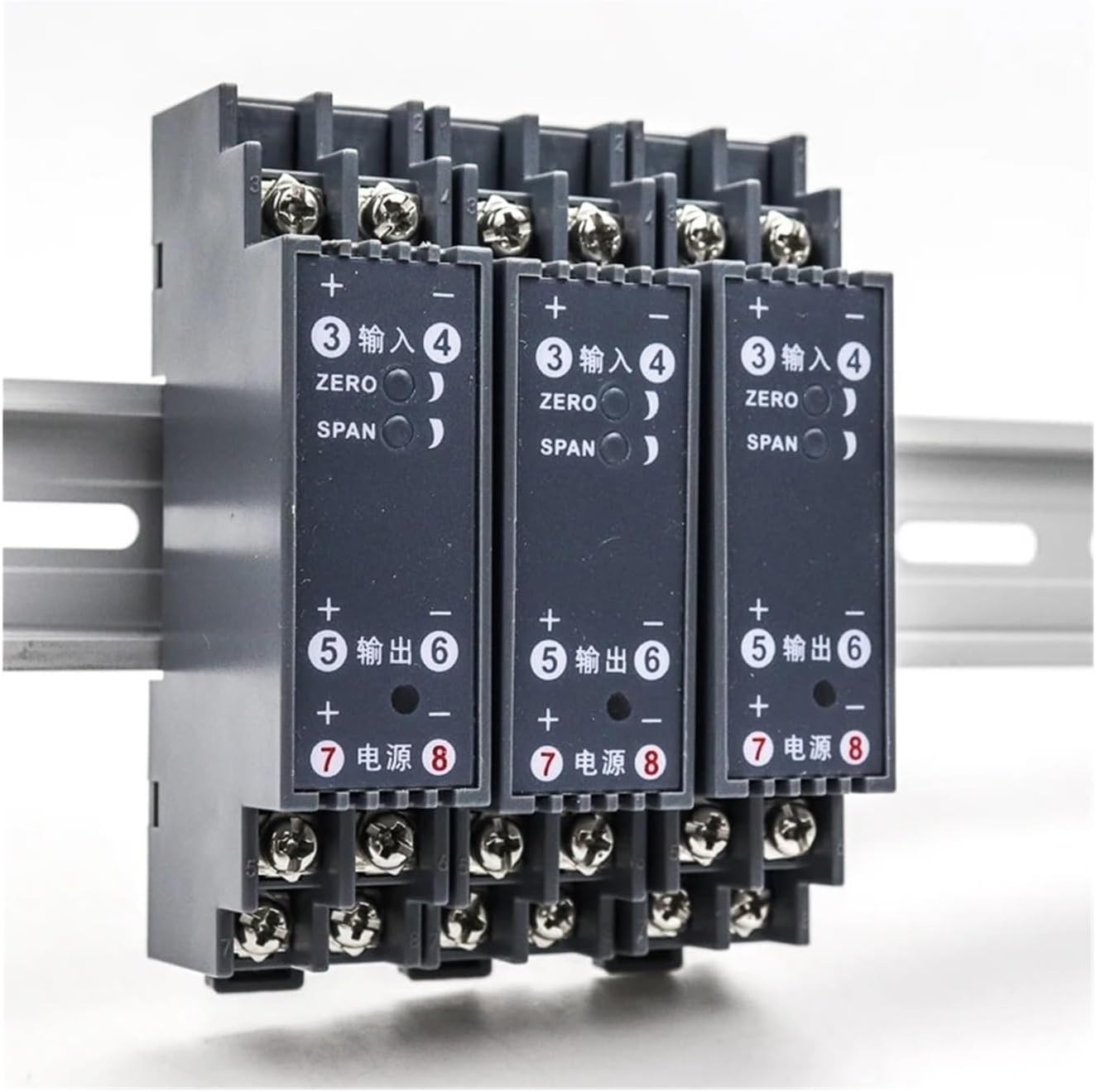 1pcs 1 in 1 Out 4-20 to 0-10V Active Passive Signal Isolator Current Voltage Signal Converter 1 in 1 Out(0-20MA Input_4-20MA)