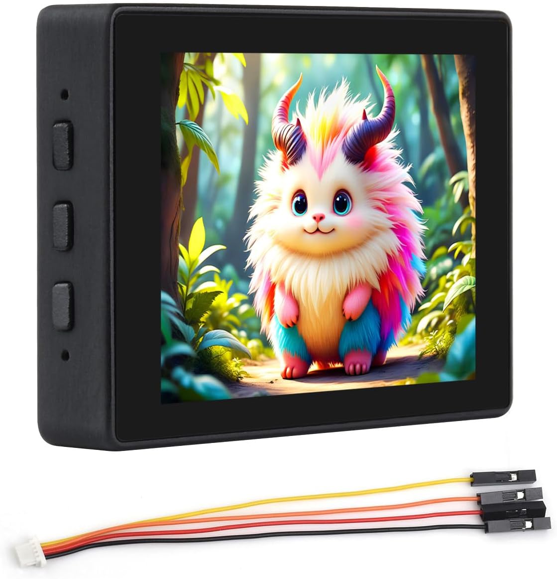 Waveshare RP2350 2.41inch AMOLED Touch Display Development Board, 450 × 600 Pixels, QSPI Interface, Dual-core & Dual-Architecture Design, Accelerometer and Gyroscope Sensor, with Case