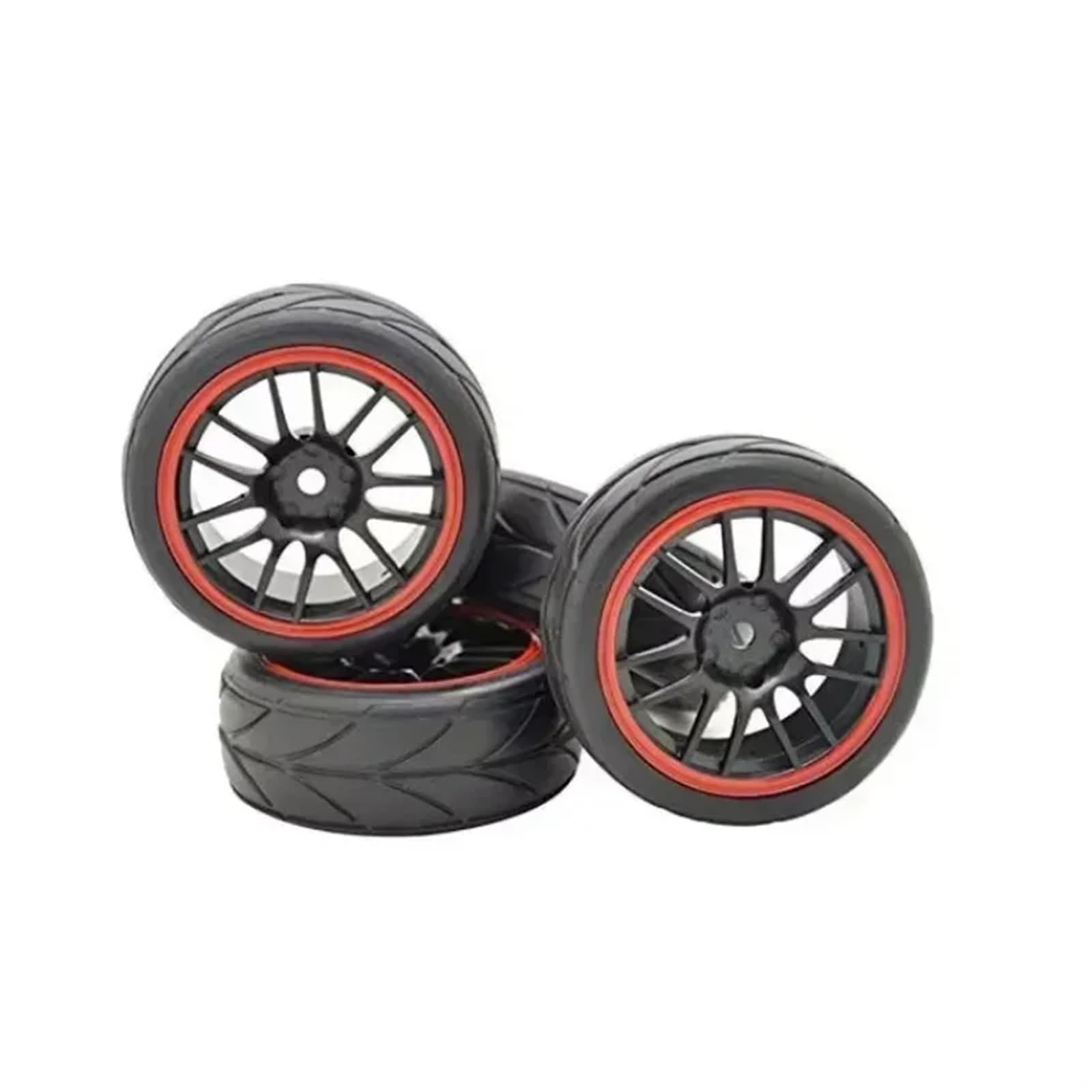 Für 1/10 4 Stücke 12mm Hub Rad Felgen Gummi Reifen RC On-Road Touring Drift Auto Upgrade Änderung Ersatz Teile RC Zubehör