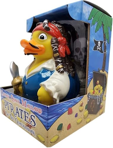 Celebriducks Captain Quack Mallard Floating Rubber Ducks - Collectible Bath Toys Gift For Kids & Adults Of All Ages #TOP1