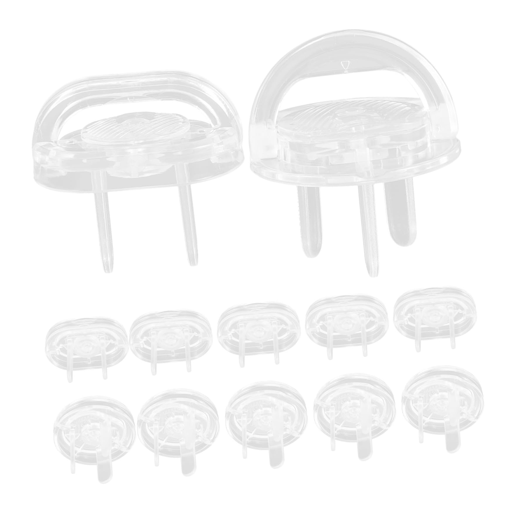 Hemobllo 4sets Copriprese Elettriche Per Trasparenti Due Facili Installare e Resistenti Protezione Elettrici Per