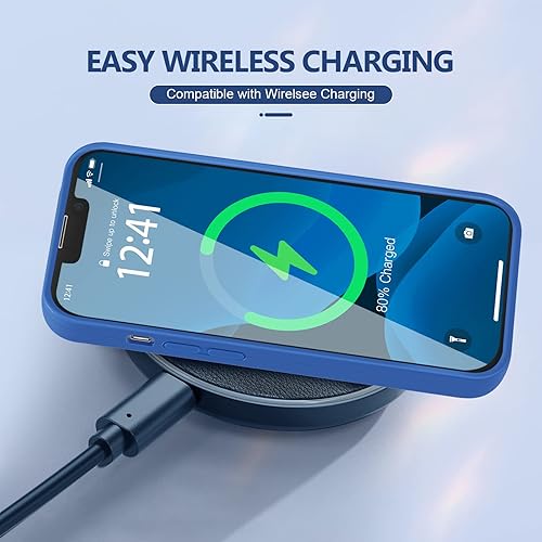 Miniatura 6 de Designed for iPhone 13 Pro Max Case, Soft Liquid Silicone Slim Protective Shockproof Phone Case Cover with Anti-Scratch Microfiber Lining, 6.7 inch