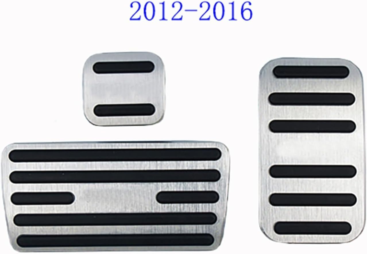 Aluminum Accelerator Oil Footrest Clutch Throttle Brake Pedals Compatible with CRV CR-V 2012 2013 2114 2015 2016 2017 2018 2019 20(2012-2016)