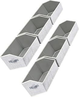 Jeanoko Closet Organizers Bins Unique Design Sturdy Storage for Home