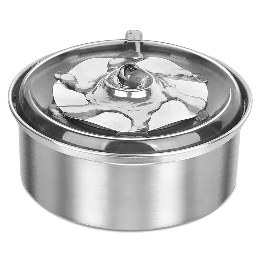 Fuente de agua para gatos compacta dispensador silencioso mascotas 1L