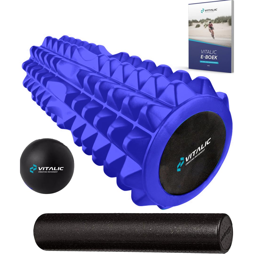 Rullo in schiuma solida - Rullo massaggiante a punto trigger per collo e mal di schiena - Fitness - Vitalic