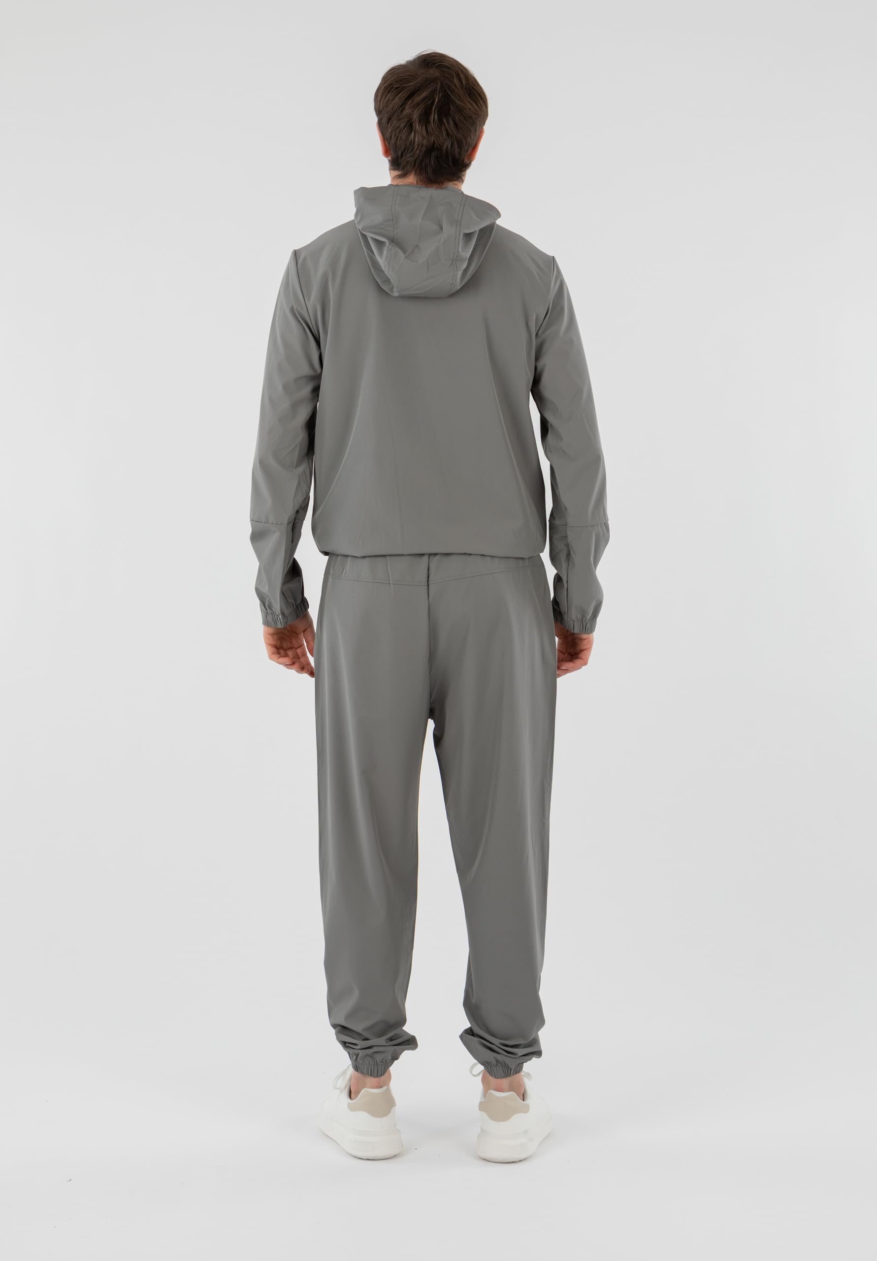 TONY BACKER TUTA UOMO TECNO ESTIVA LEGGERO SPORTIVO DA TREKKING JOGGER 1051