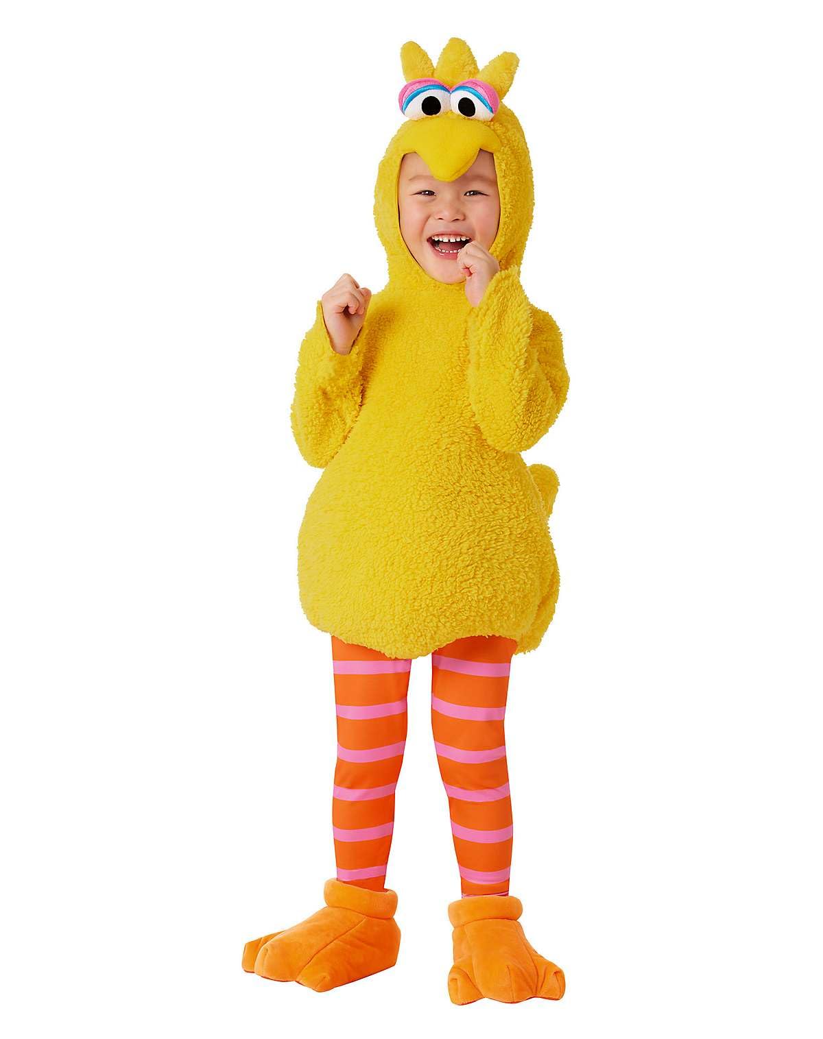 Spirit Halloween Sesame Street Toddler Big Bird Jumpsuit Costume, Officially Licensed, Classic TV Halloween Outfit