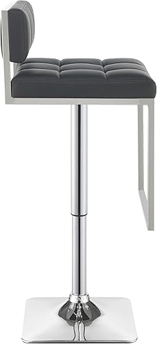 Miniatura 9 de Coaster Home Furnishings - Alameda - Polipiel sintética - Taburete de bar ajustable - Asiento de apoyo trasero, reposapiés de metal resistente -
