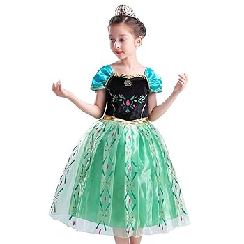 仮装衣装　エルサ風 アナ雪 エルサ風 ドレス 子供 コスプレ 長袖 マント付 ファー付