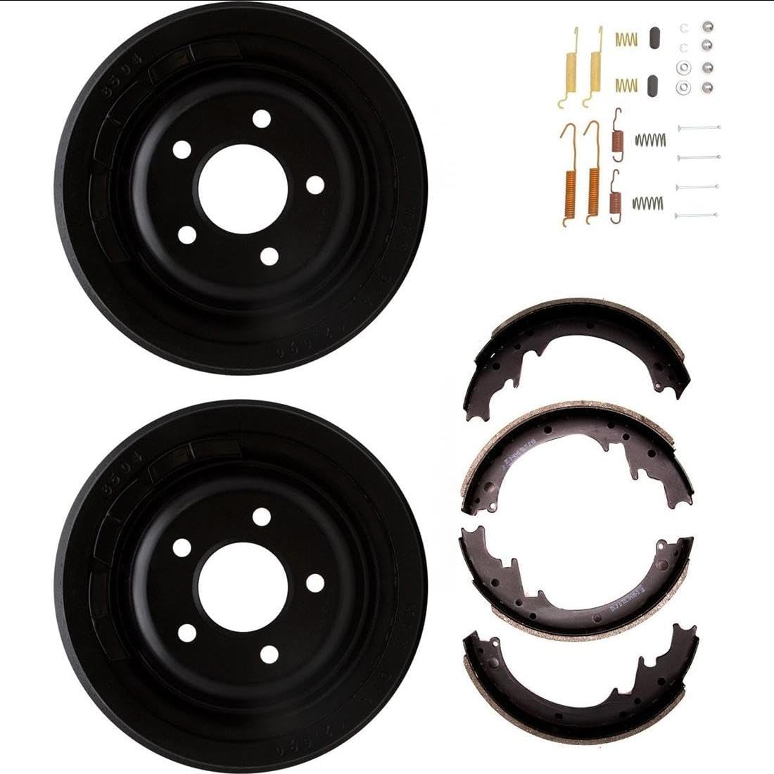 Rear Drum Brake Hardware Kit Drum Brake Shoe for Cadillac DeVille 1967 7.0L 429cid V8