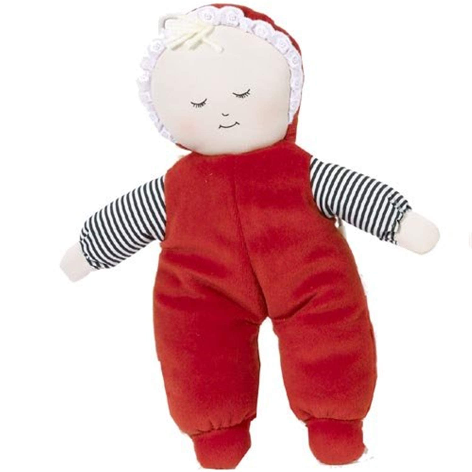 Children’s Factory Baby's First Doll - Caucasian Girl, 4 Months & Up, Red
