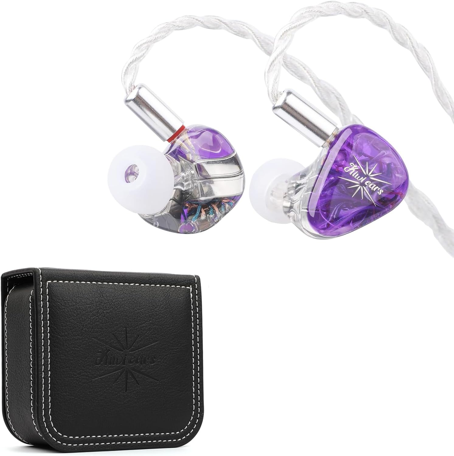 Linsoul Kiwi Ears Cadenza 10 mm Beryllium Dynamic Driver IEM 3D Gedrukt met afneembare verwisselbare stekker 0,78 2pin 3,5 mm IEM-kabel voor muzikant audiofiel (Blauw