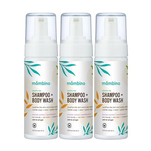 Miniatura 6 de Mambino Organics Happy Time Champú y gel de baño, caléndula y naranja dulce, 5.5 onzas, paquete de 3