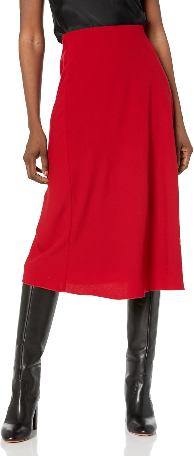 Karen Kane Womens Bias Cut Midi Skirt
