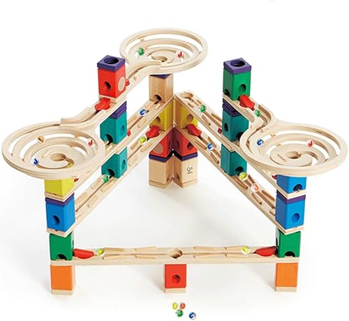Miniatura 5 de Hape Quadrilla - Estructura de madera para carreras de canicas modelo Vertigo brinda tiempo de calidad para jugar en conjunto es seguro y está hecho