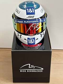 サイン入り M.シューマッハ ヘルメット 直筆サイン入り M.シューマッハ 1/2 ヘルメット 1996 BELL