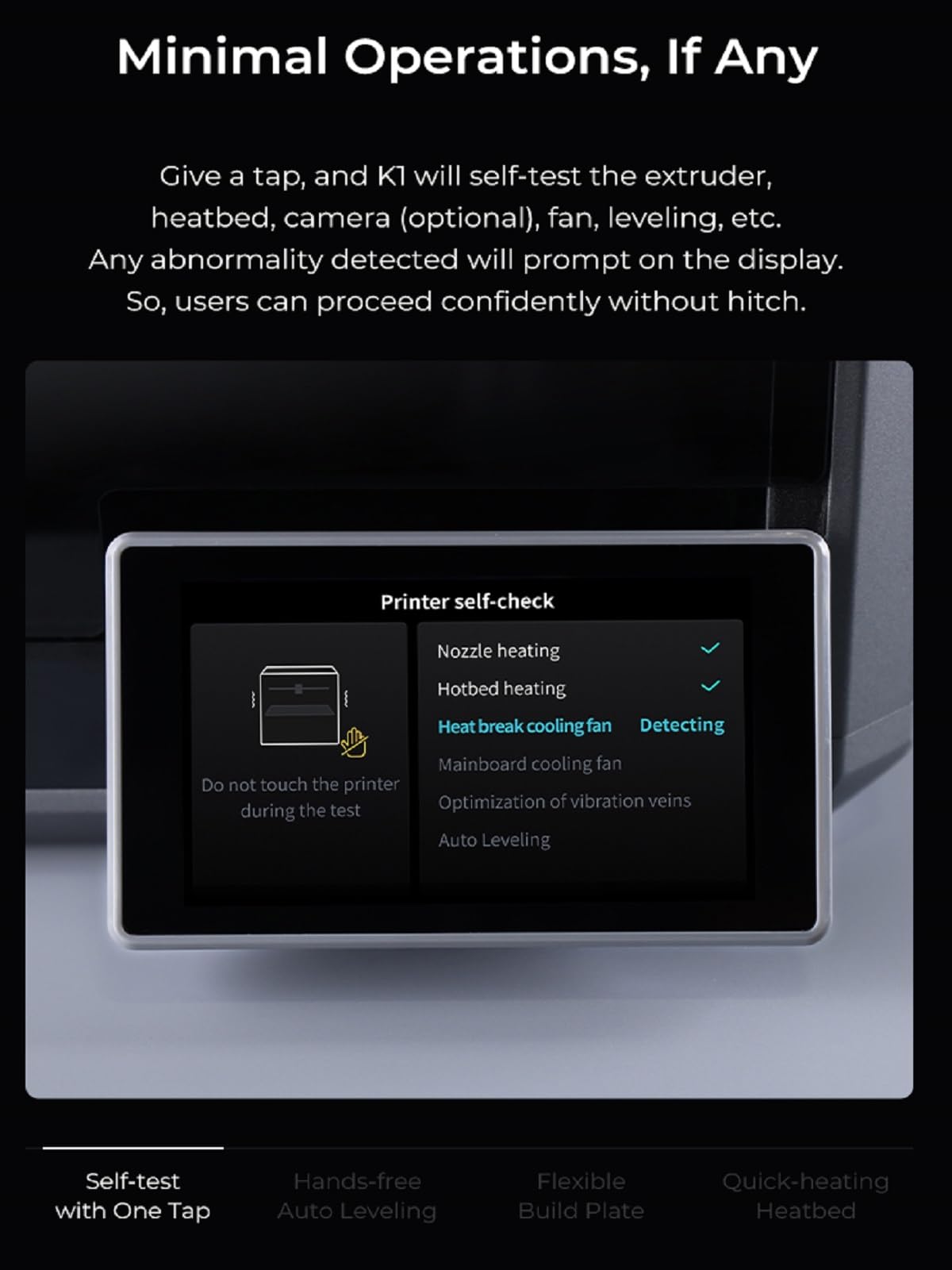 Creality 3D Printer, K1 SE Fully Assembled Auto Leveling 3D Printers for Kids and Beginners, 600mm/s Max High-Speed Printing, Core XY All Metal Structure, Larger Print Size 250x220x220mm 6 Creality 3D Printer, K1 SE Fully Assembled Auto Leveling 3D Printers for Kids and Beginners, 600mm/s Max High-Speed Printing, Core XY All Metal Structure, Larger Print Size 250x220x220mm