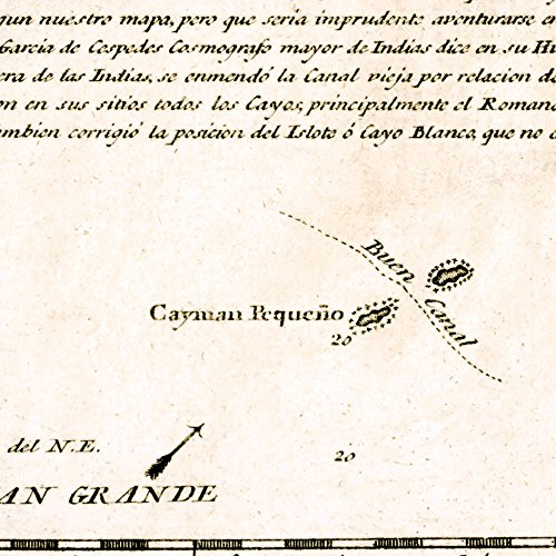 Antiguos Maps - Large Map Of Carta Maritima De La Isla De Cuba Circa 1825 - Measures 24 In X 60 In (610 Mm X 1524 Mm) #TOP1
