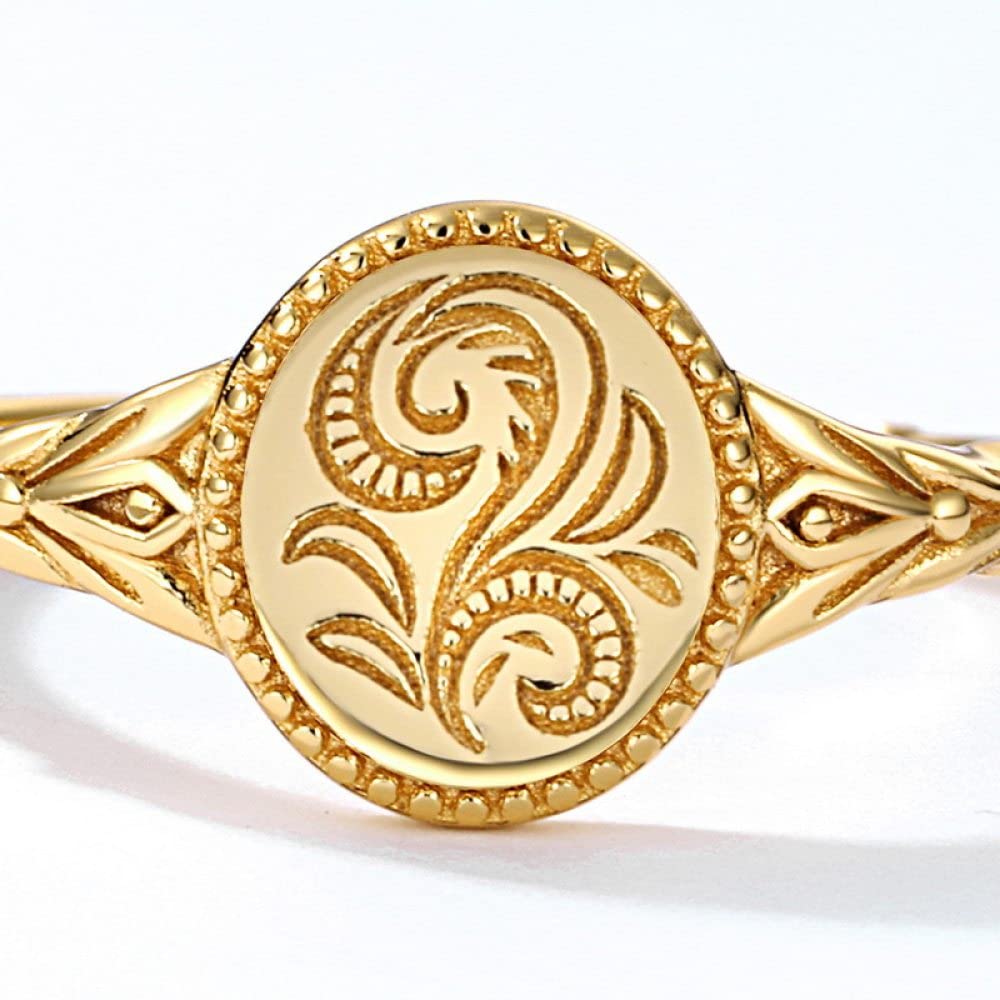Anello In Argento Sterling 925,Anelli Robusti Regolabili Per Donna Vintage Incisione Runa Mystic Amulet Anello In Argento Sterling 925 Anelli Eternity Etnici Boho Placcato Oro Anelli Di Promessa Da
