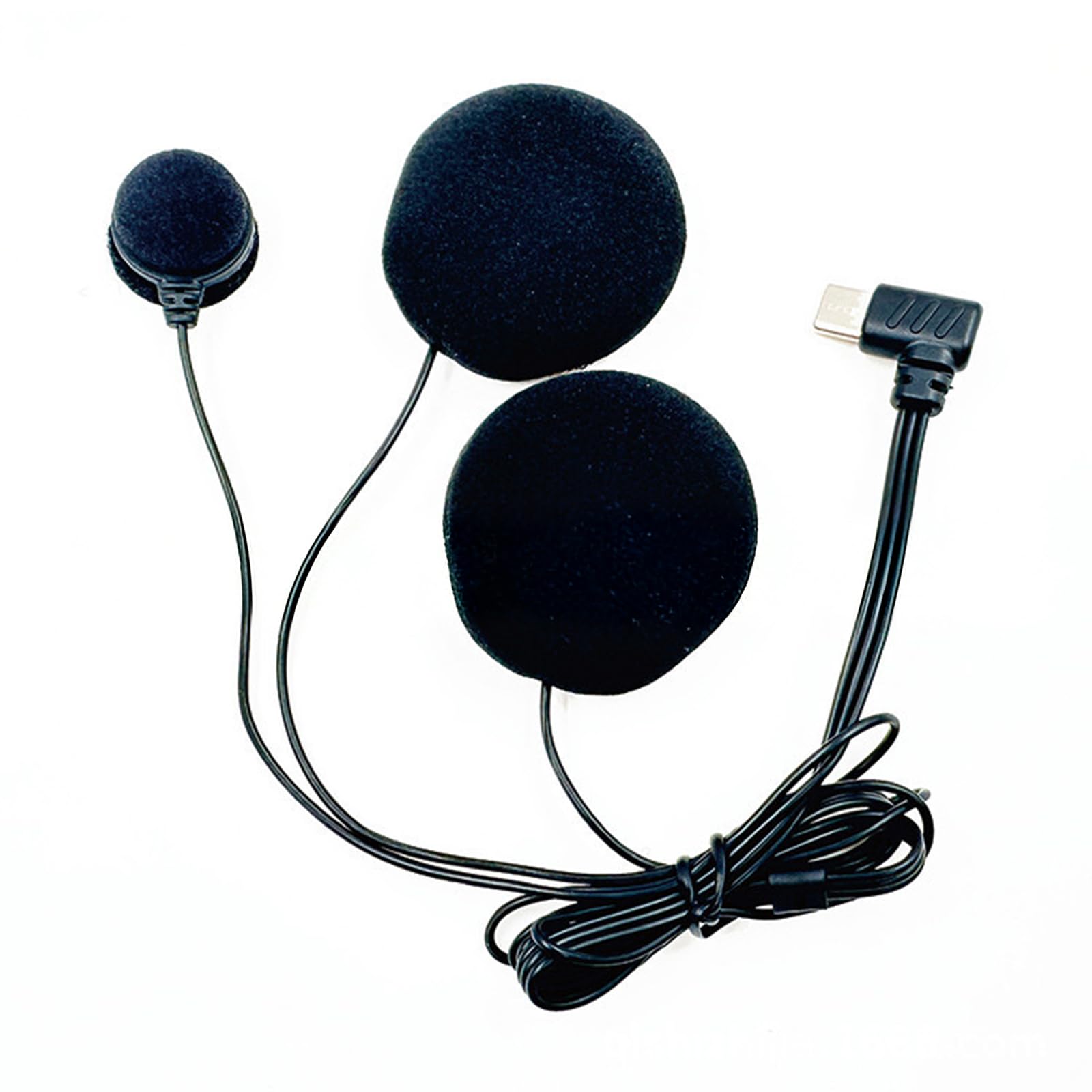 Kit Microfono E Altoparlante Per Casco Moto Con Connettore Type-C | Audio HD Con Cancellazione Del Rumore | Impermeabile E Antiscivolo | Per Podcast E Video
